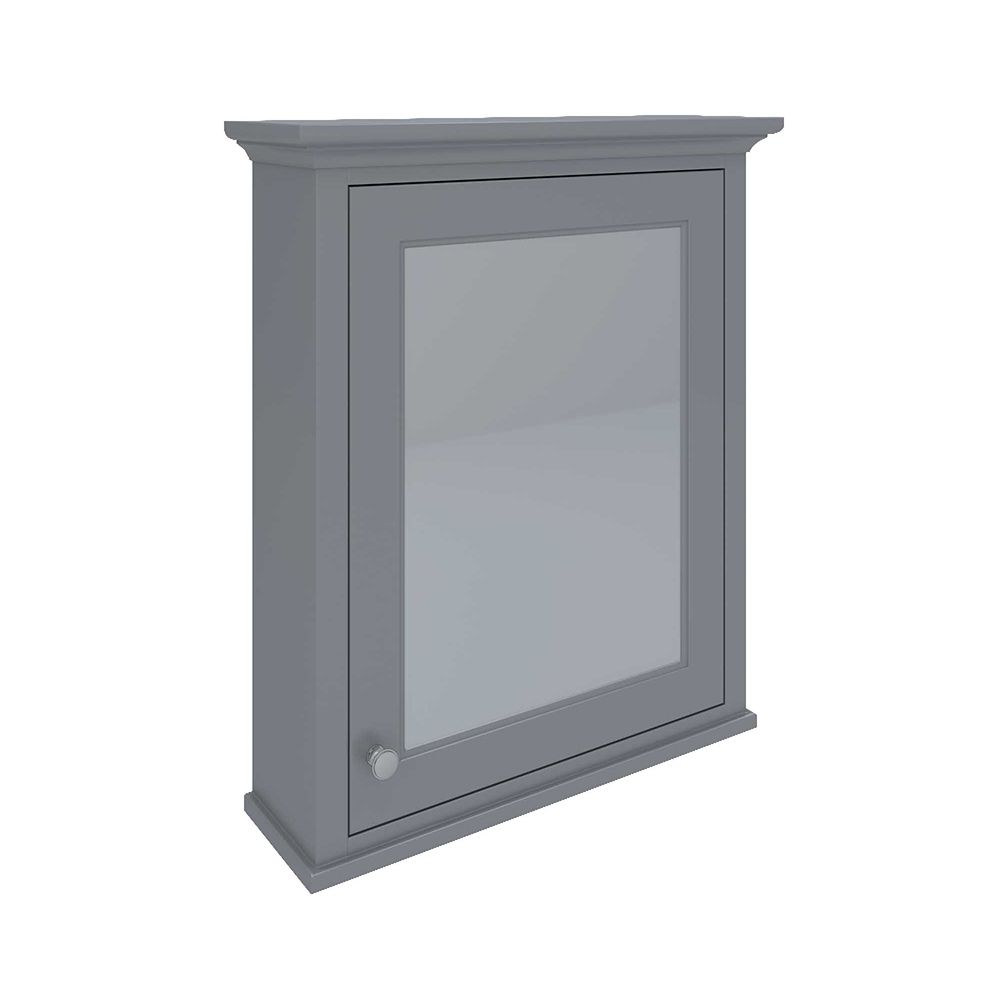 Armario de Baño Gris con Espejo - 650mm x 750mm - RAK Washington x Hudson Reed
