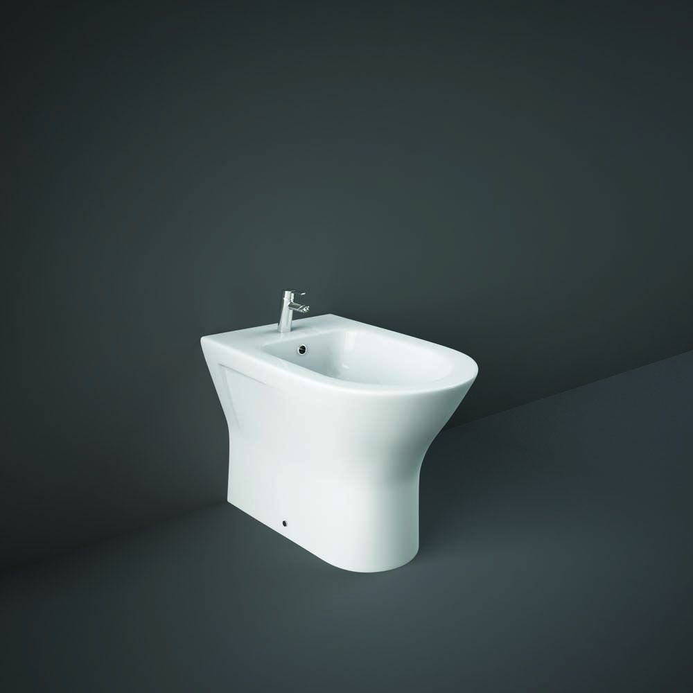 Bidé Adosado Moderno - Blanco Lúcido - RAK Resort x Hudson Reed