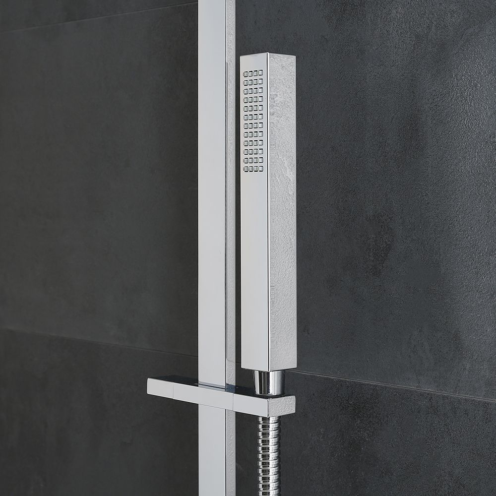 Telefonillo de Ducha Cuadradro Easy-Clean con Boquillas Antical - Kubix