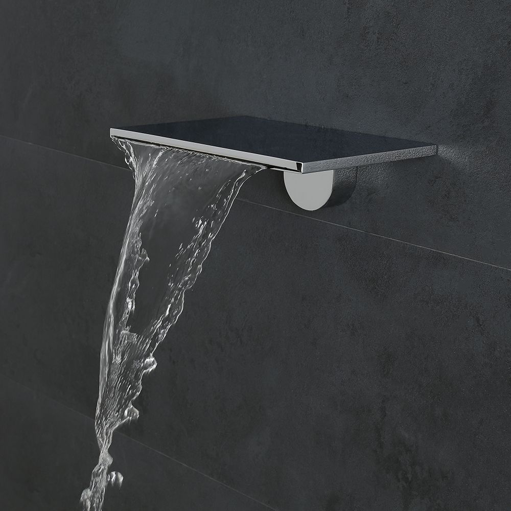Erogador para Bañera o Ducha con Efecto a Cascada Realizado en Acero Inoxidable