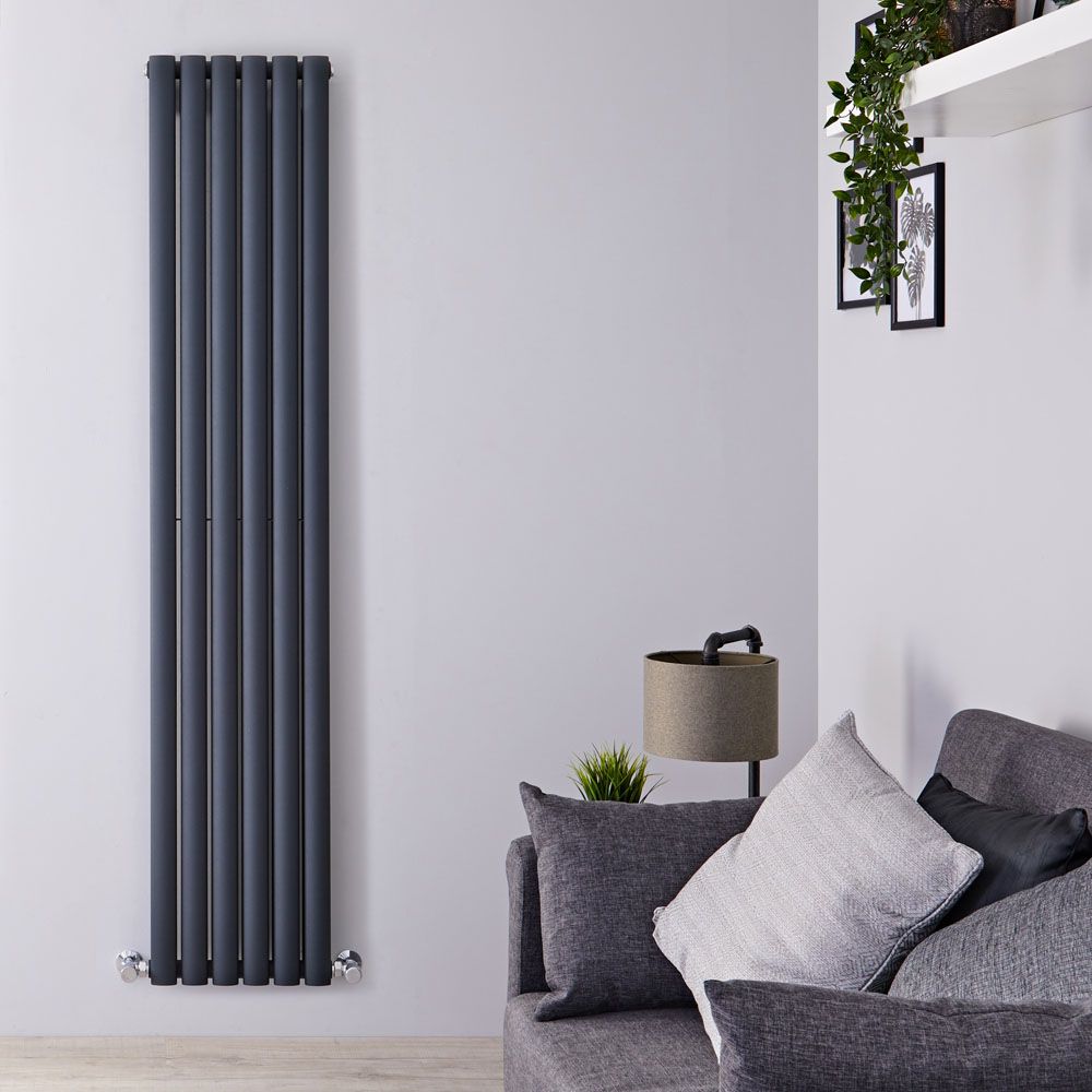 Radiador de Diseño Vertical (Panel Doble) 1780mm x 236mm - Antracita - Revive