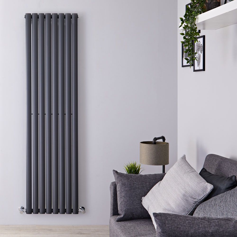 Radiador de Diseño Vertical (Panel Único) 1780mm x 472mm - Antracita - Revive