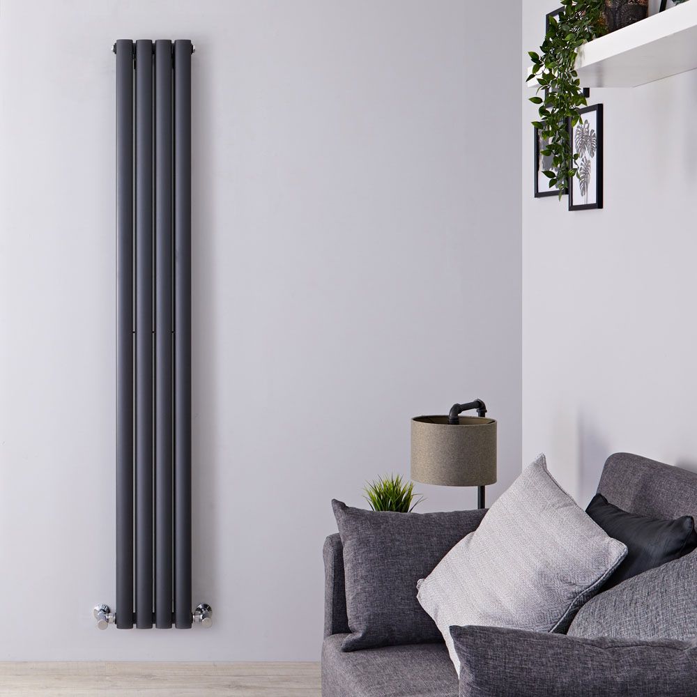 Radiador de Diseño Vertical (Panel Doble) 1780mm x 236mm - Antracita - Revive