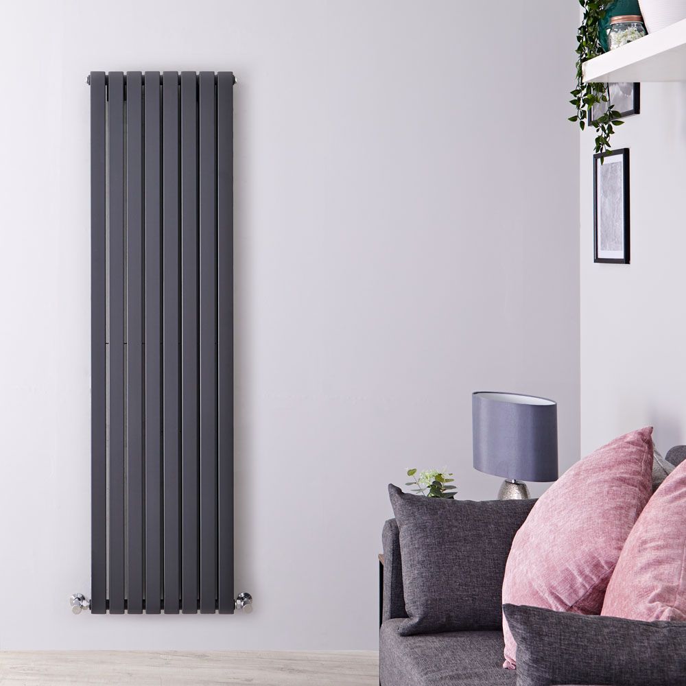 Radiador de Diseño Vertical (Panel Doble) - 1780mm x 472 mm - Antracita - Sloane