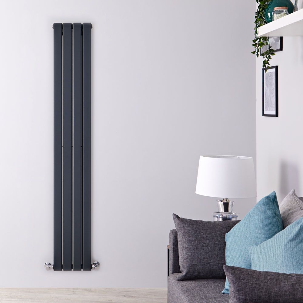Radiador de Diseño Vertical (Panel Doble) 1780mm x 280mm - Antracita - Delta