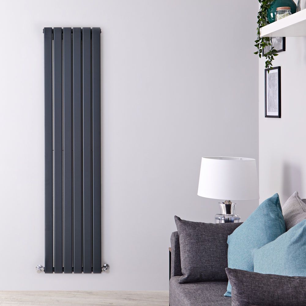 Radiador de Diseño Vertical (Panel Doble) 1780mm x 420mm - Antracita - Delta