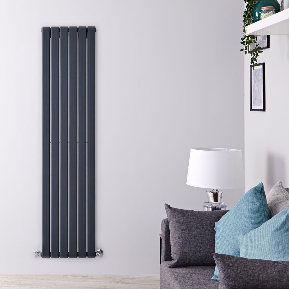 Radiador de Diseño Vertical (Panel Único) 1780mm x 420mm - Antracita - Delta