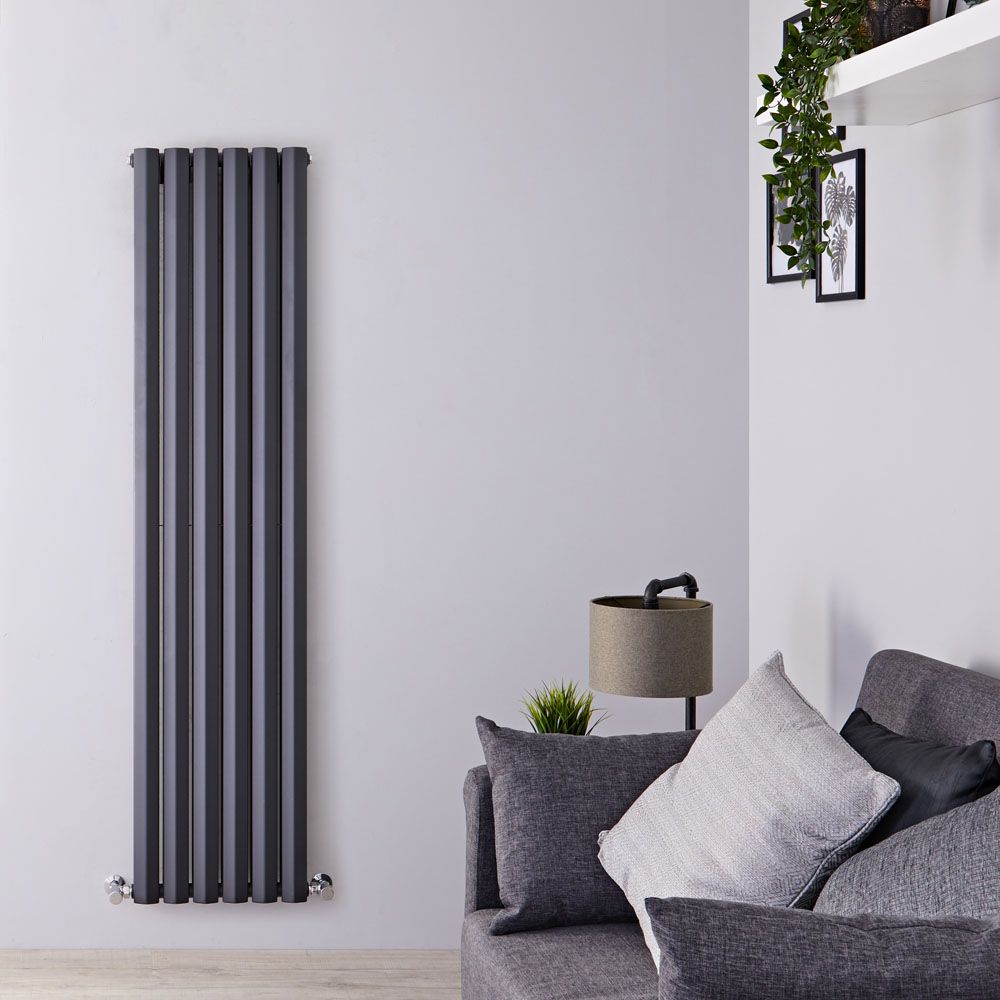 Radiador de Diseño Vertical (Panel Doble) - 1780mm x 420 mm - Antracita - Rombo
