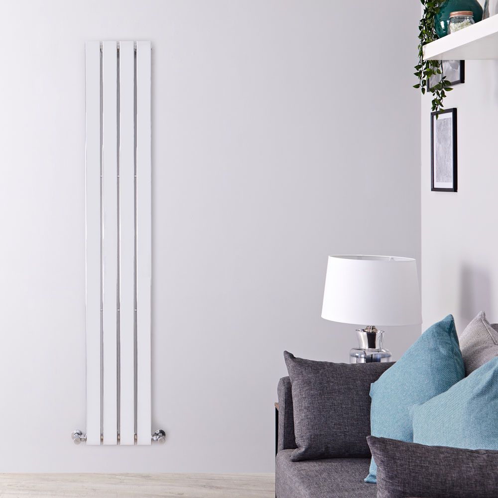Radiador de Diseño Vertical (Panel Único) - 1800mm x 300 mm - Cromado - Delta