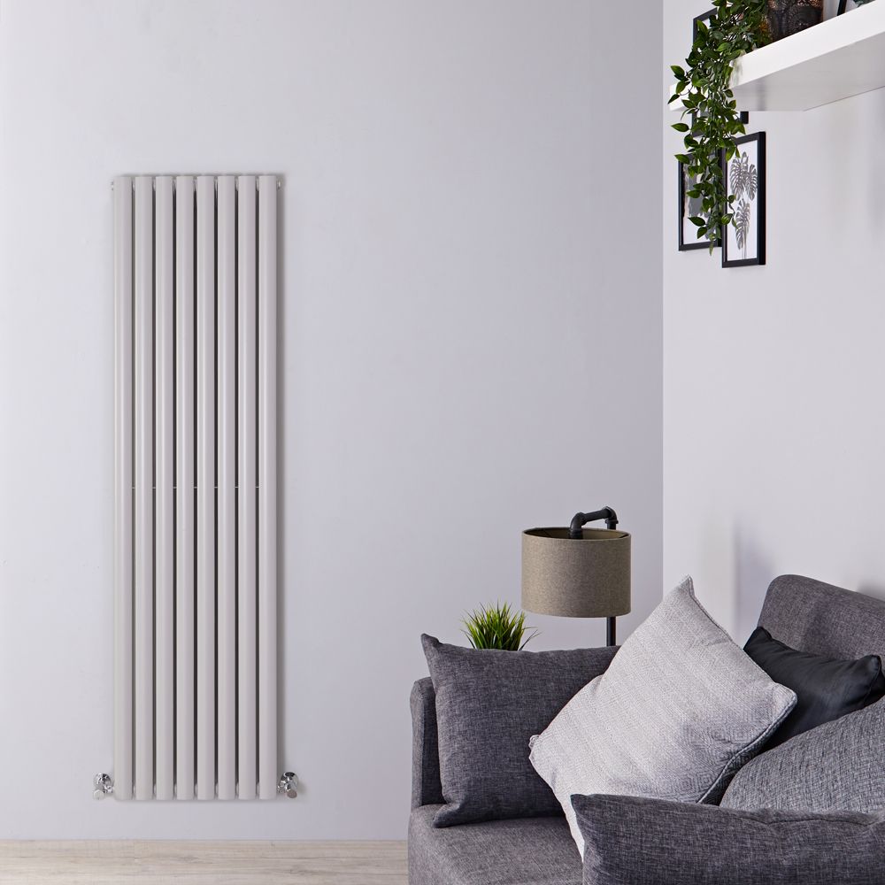 Radiador de Diseño Vertical (Panel Doble) - 1780mm x 472 mm - Gris Claro - Revive