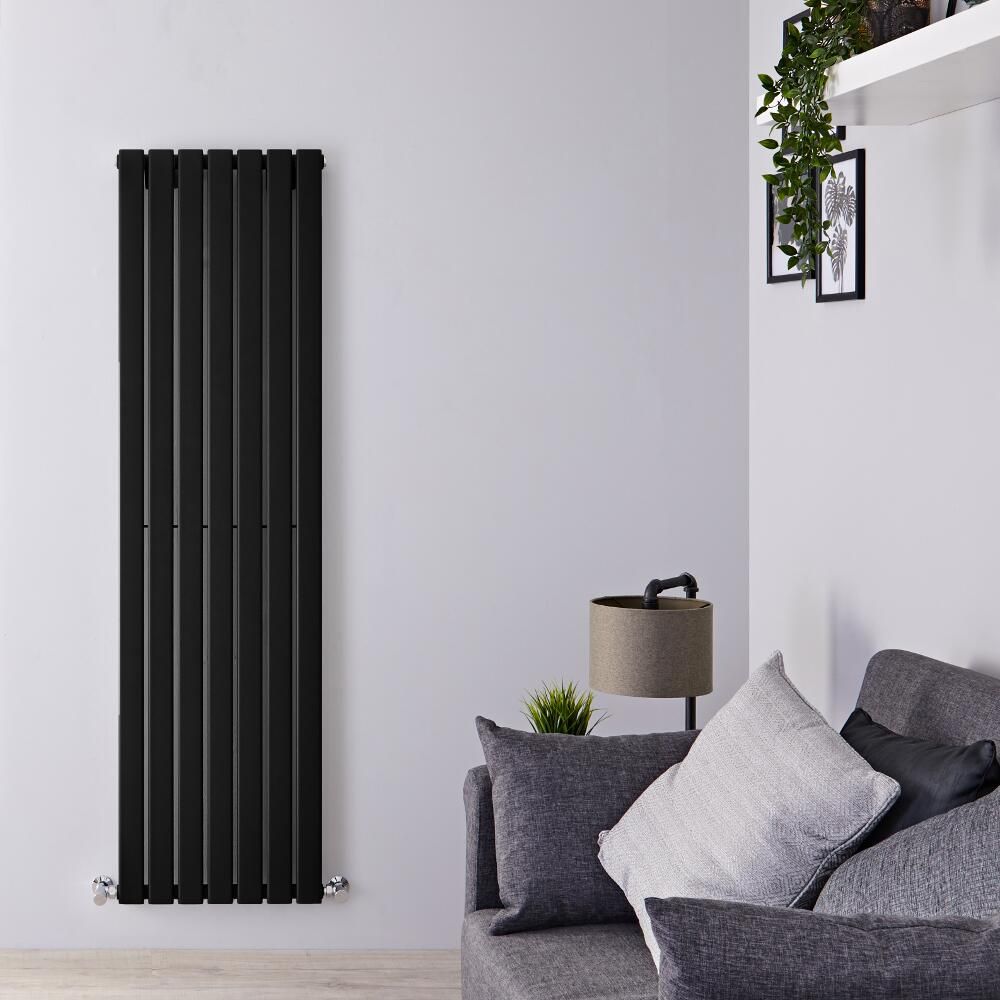 Radiador de Diseño Vertical (Panel Único) 1780mm x 490mm - Negro - Delta