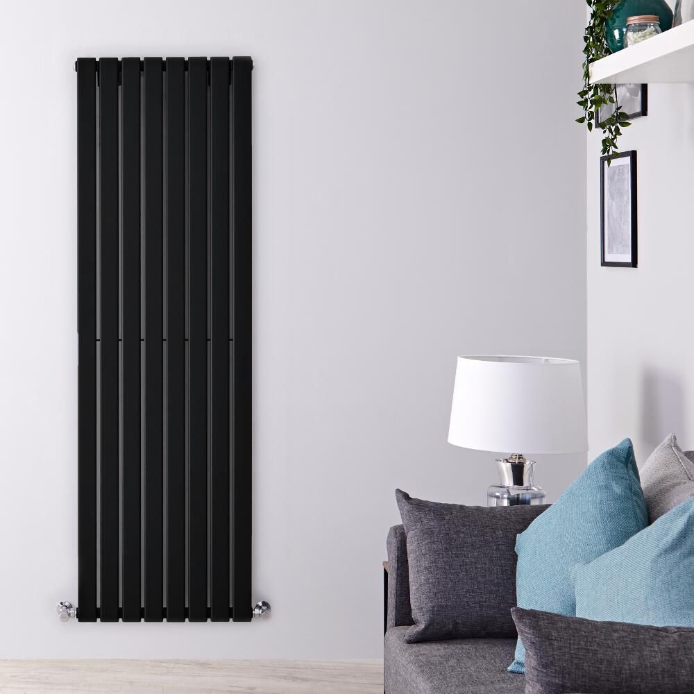 Radiador de Diseño Vertical (Panel Único) 1780mm x 560mm - Negro - Delta