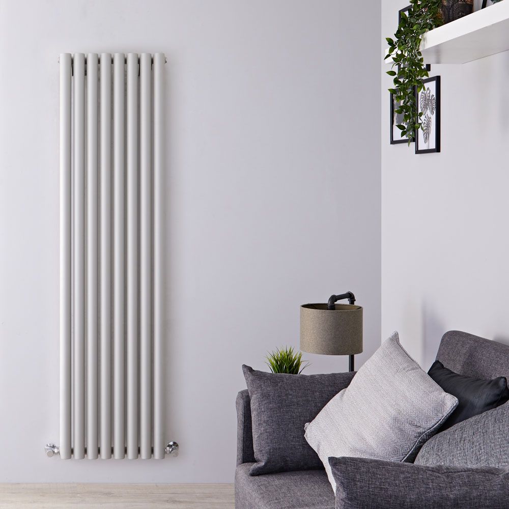 Radiador de Diseño Vertical (Panel Único) - 1780mm x 472 mm - Plateado - Savy