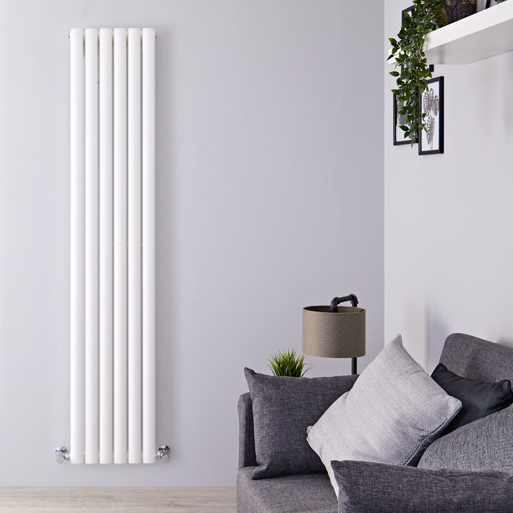 Radiador de Diseño Vertical (Panel Único) 1780mm x 354mm - Blanco - Revive