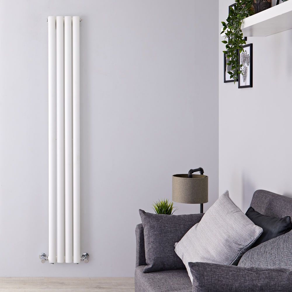 Radiador de Diseño Vertical (Panel Único) 1780mm x 236mm - Blanco - Revive