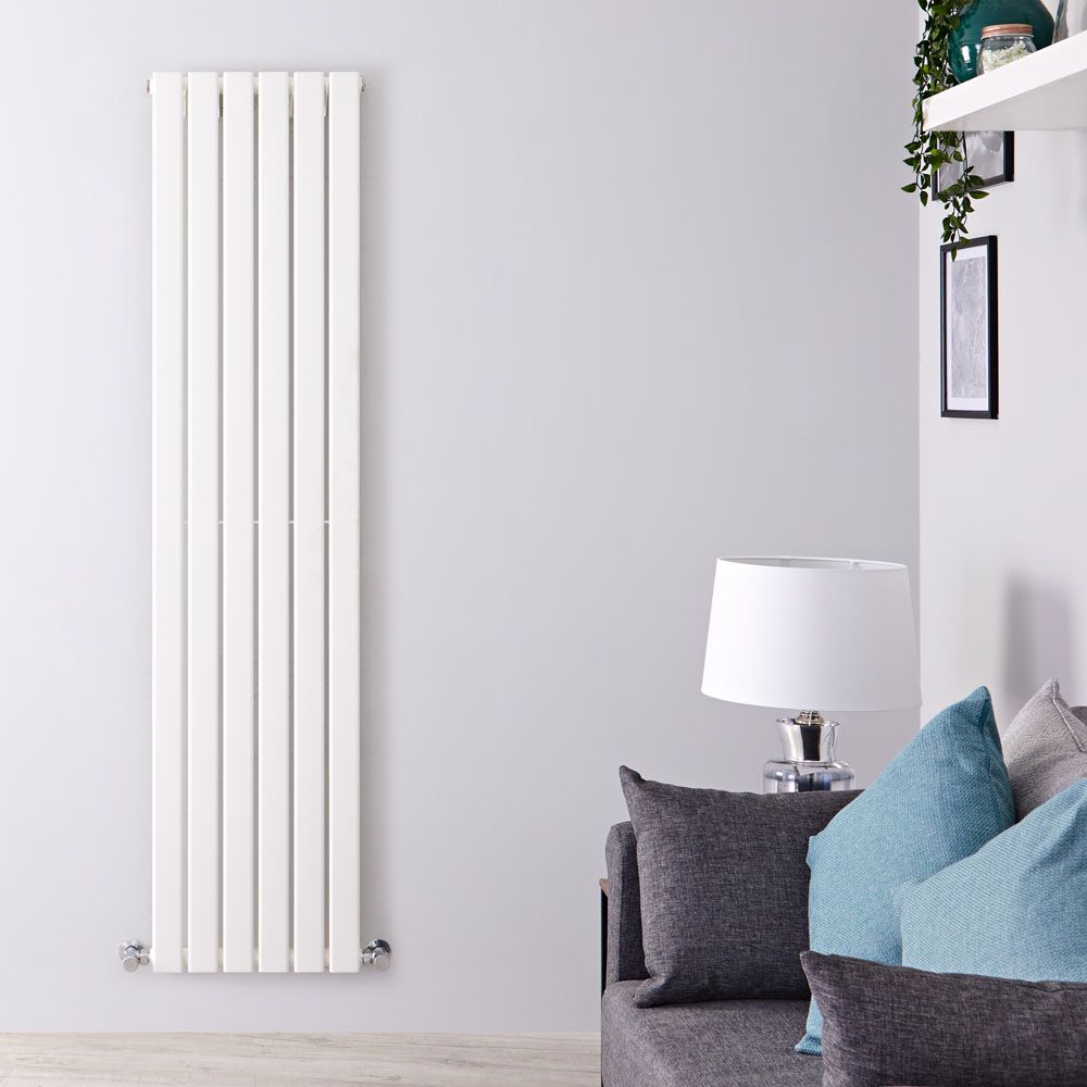 Radiador de Diseño Vertical (Panel Único) 1780mm x 420mm - Blanco - Delta