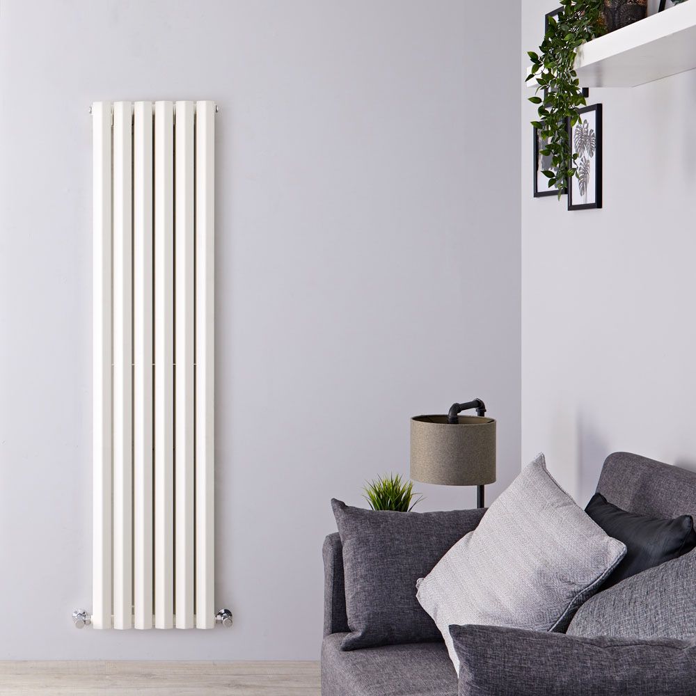 Radiador de Diseño Vertical (Panel Doble) - 1780mm x 420 mm - Blanco - Rombo