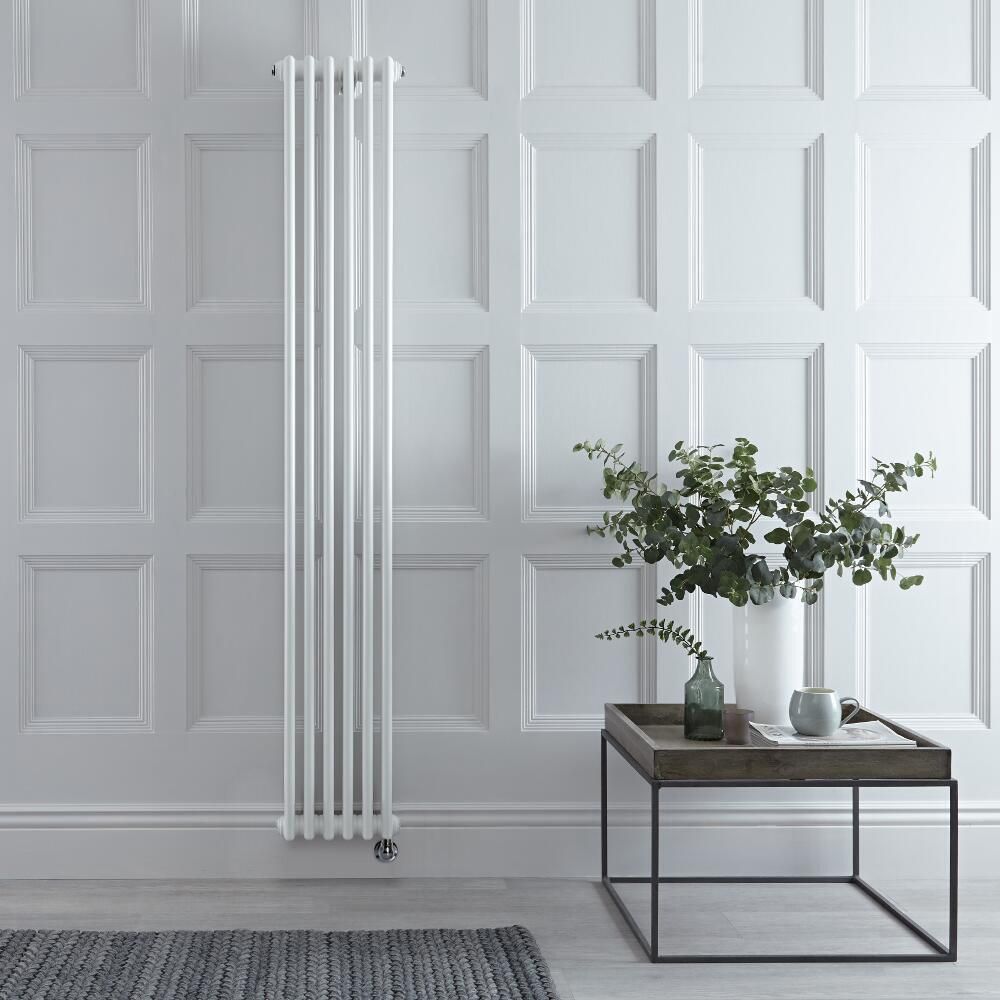 Radiador Eléctrico Tradicional Vertical con Columnas Triples Blanco - 1800mm x 290mm - Disponible con Distintos Termostatos WiFi - Regent
