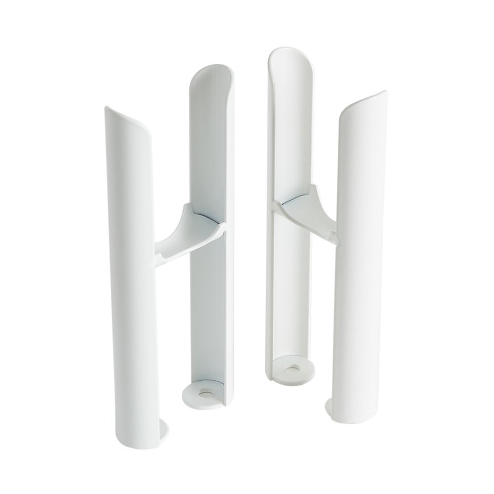 Conjunto de Soporte para Montaje a Suelo Para Radiadores Tradicionales Blancos con 2 Columnas