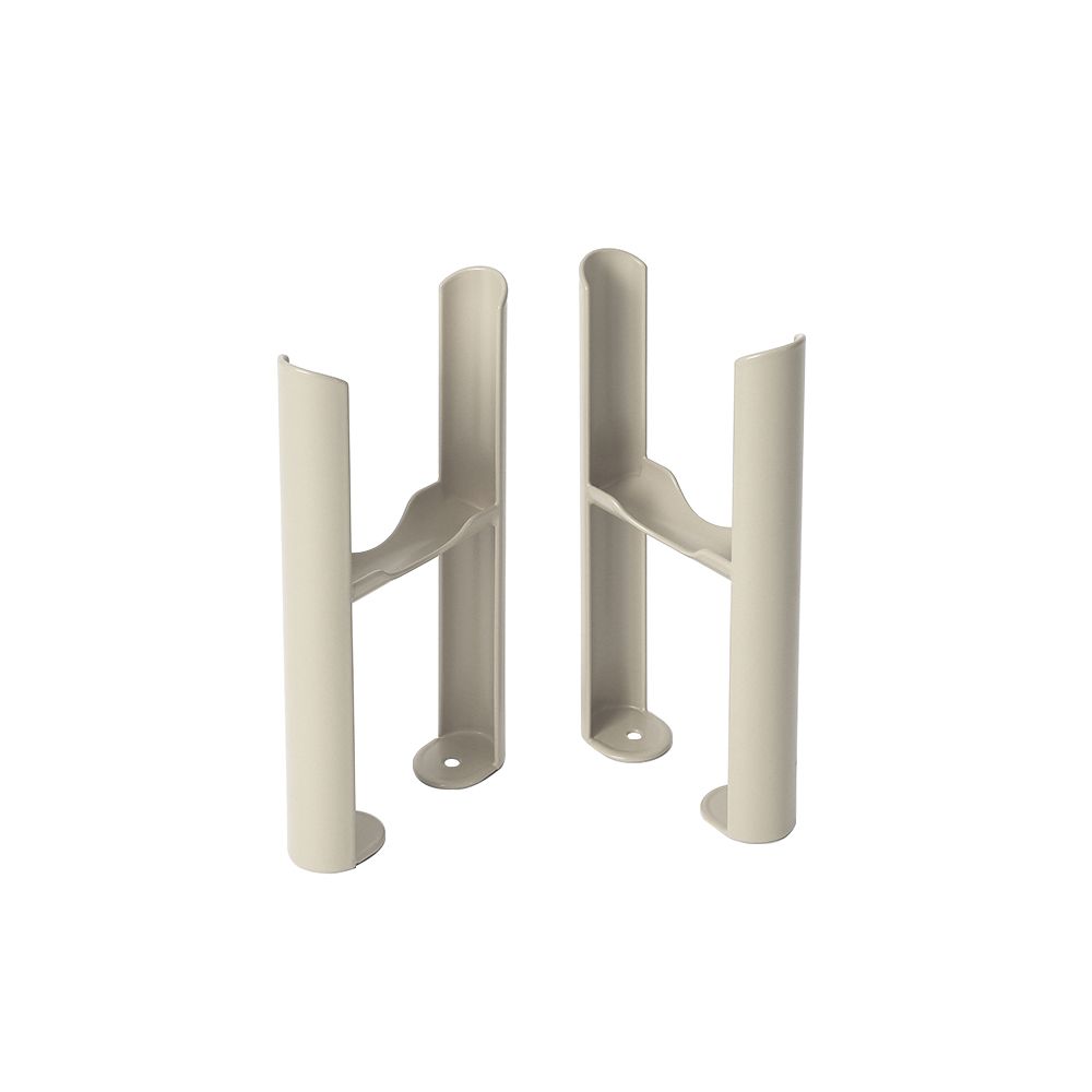 Conjunto de Soportes para Montaje a Suelo con Patas para Radiadores Tradicionales de 3 Columnas - Disponible en Distintos Acabados Neutros - Regent