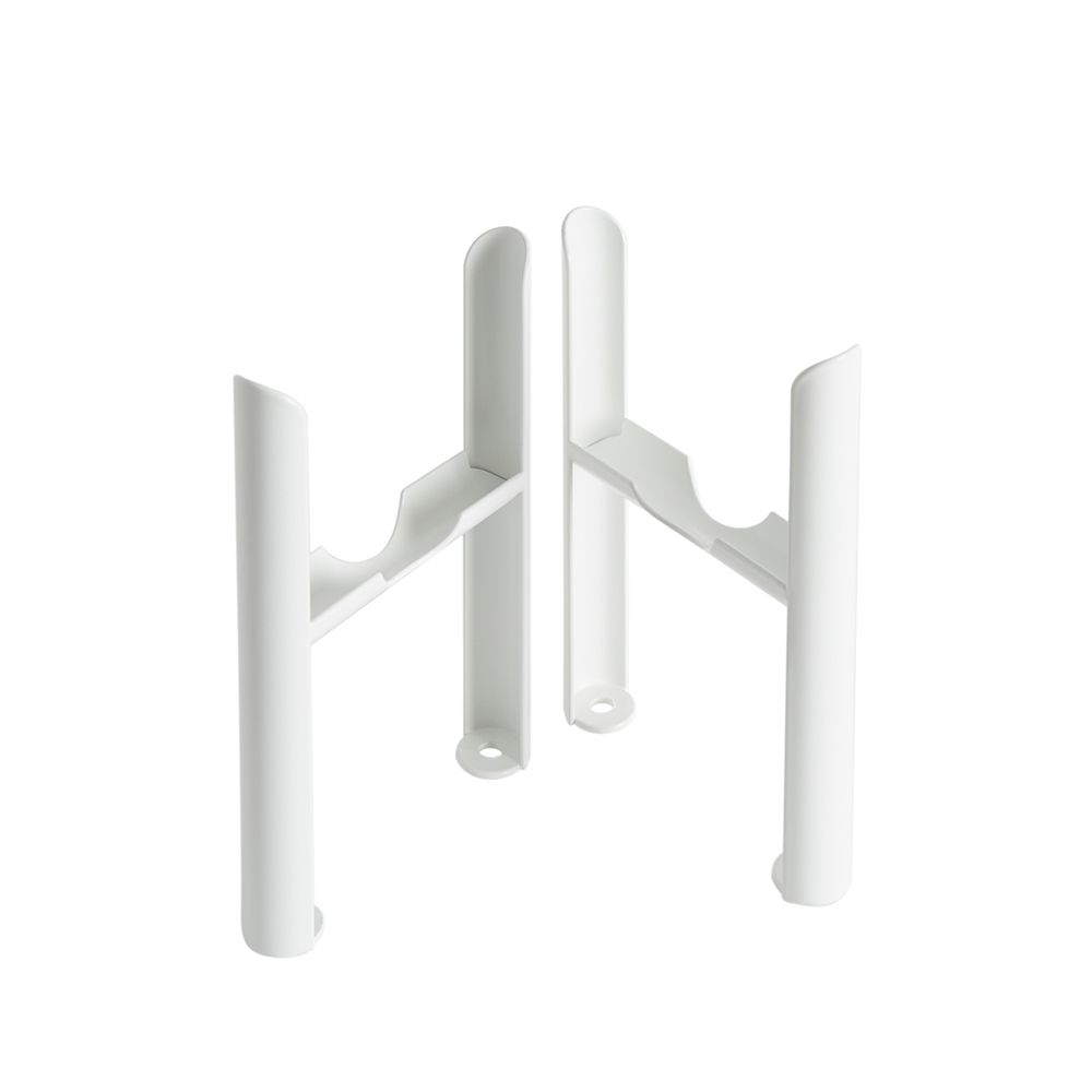 Conjunto de Soporte para Montaje a Suelo Para Radiadores Tradicionales Blancos con 4 Columnas