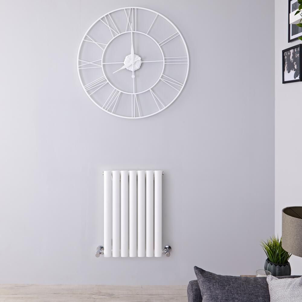 Radiador de Diseño Horizontal (Panel Único) 600mm x 413mm - Blanco - Revive