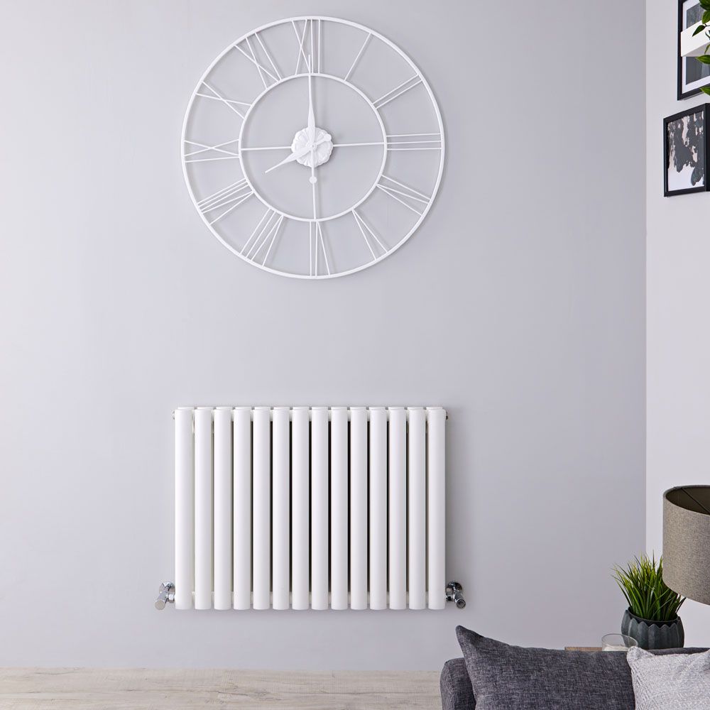 Radiador de Diseño Horizontal (Panel Doble) 600mm x 826mm - Blanco - Revive