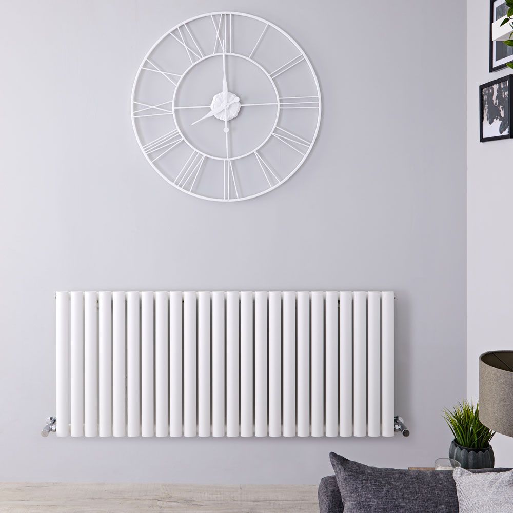 Radiador de Diseño Horizontal (Panel Único) 600mm x 1416mm - Blanco - Revive