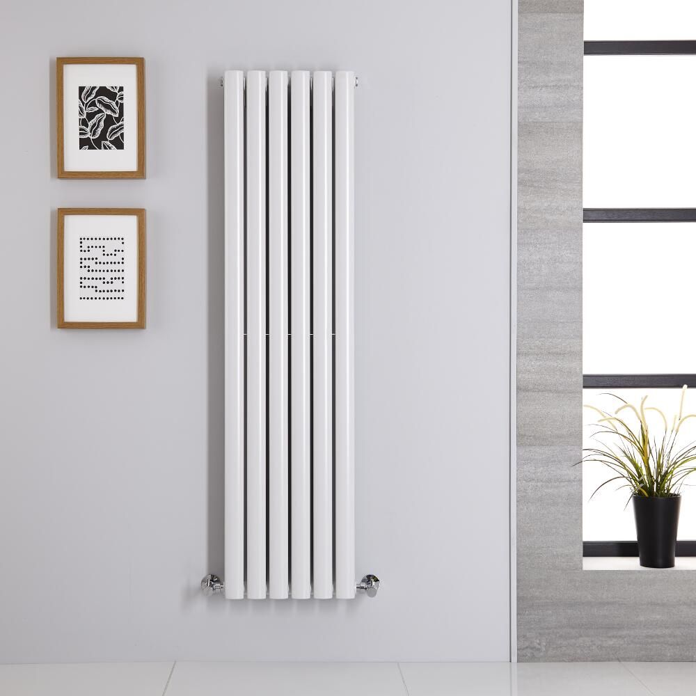 Radiador de Diseño Vertical (Panel Doble) 1400mm x 354mm - Blanco - Revive