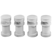 Soportes de Fijación Horizontal para Radiadores Revive - Blanco