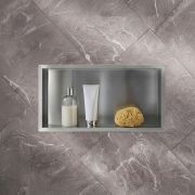 Hornacina de Ducha para Nicho de Pared  - 640mm x 340mm - Estante de Ducha Rectangular para Accesorios - Disponible en Distintos Acabados