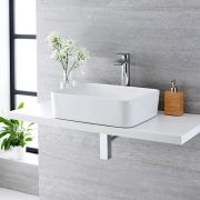 Lavabo Sobre Encimera Rectangular de Cerámica 480x370mm - Alswear