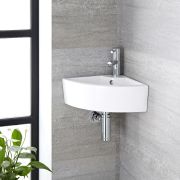 Lavabo Suspendido Angular de Cerámica 426x320mm - Belstone