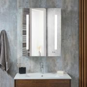 Armario de Baño con Espejo con Luz LED - 600mm x 750mm - Alba