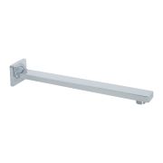 Brazo de Ducha Mural Rectangular Cromado - Kubix