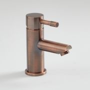 Grifo Mezclador Monoforo Moderno para Lavabo - Bronce Cepillado - Amara