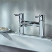 Mezclador de Bañera Moderno de Sobreponer - Cromado - Como