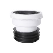 Manguito Conector Flexible Recto para Inodoro - Cranplas