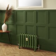 Radiador de Hierro Fundido de 2 Columnas - Altura de 510mm - Color Verde Duck Green de Farrow & Ball - Charlotte