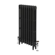 Radiador de Hierro Fundido de 3 Columnas - 760mm Tall - Negro Efecto Pizarra - Disponible en Distintas Medidas - Mercury