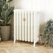 Radiador de Hierro Fundido de 660mm - Acabado Blanco Porcelana - Isabel - Disponible en Distintas Medidas