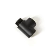 Pieza en Forma de T Negra para Radiador o Radiador Toallero Mixto