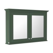 Armario con Espejo - Verde (Hunter Green) - 1050mm x 750mm - Old London