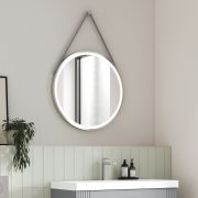 Espejo Iluminado LED Redondo Cromado  21W - 800mm - Hudson Reed