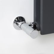 Par de Llaves para Radiador y Radiador Toallero con Adaptadores para Tubos de Cobre de 15mm