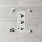 4x Jets de Ducha Redondos