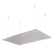 Conjunto de Montaje con Cable de Acero Regulable para Alcachofas de Ducha de Techo Empotrables