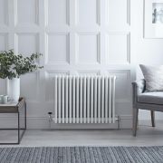 Radiador Horizontal Blanco Tradicional con Columnas Cuádruples - 600mm x 785mm - Regent