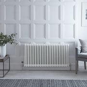 Radiador Horizontal Blanco Tradicional con Columnas Cuádruples - 600mm x 1190mm - Regent