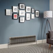 Radiador Horizontal Tradicional con Columnas en Metal Rudo Lacado - 300mm x 1190mm (Columnas Triples) - Regent